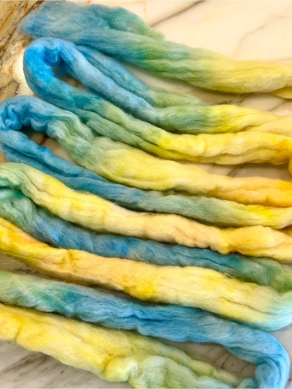 Handmade hand dyed
